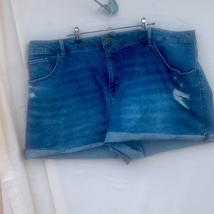 Ava & ViV size 26W denim shorts
